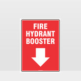 Custom Gate Signs,Fire Hydrant Booster Sign (Portrait)